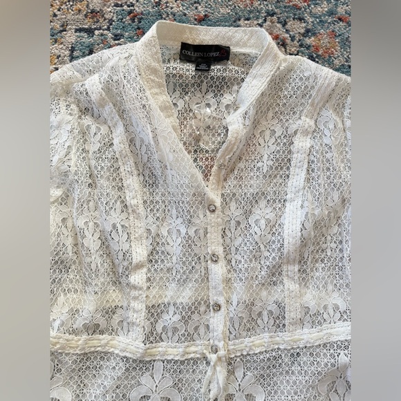 Colleen Lopez Lace Swimsuit Coverup - Picture 3 of 3